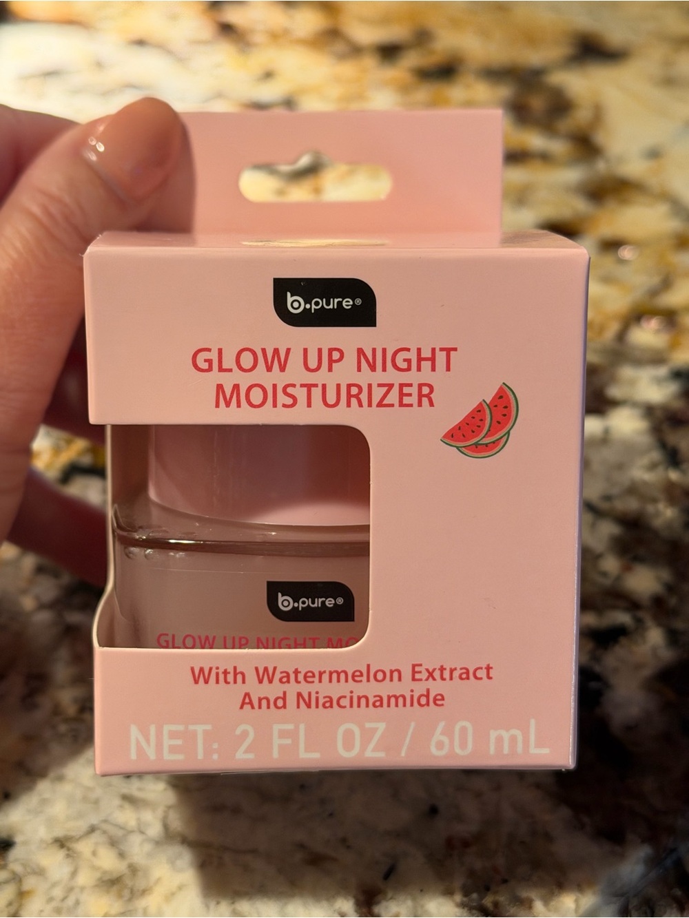 Glow Up Night Moisturizer — Pink Hydrating Night Cream